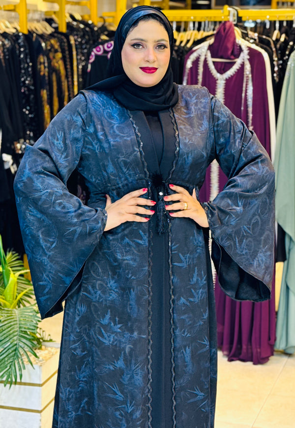 عبايه قطعتين مع الطرحة